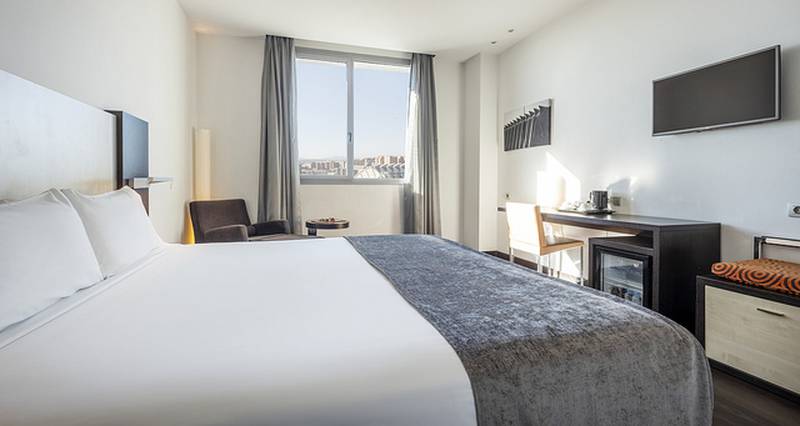 Habitación doble Hotel ILUNION Aqua 4 Valencia
